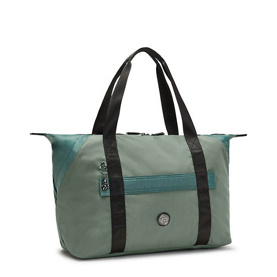 Kipling Art Medium Mode Tote Tassen Groen | BE 1446IL